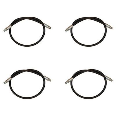 #ad Set of 4 1 4quot; x 38quot; High Pressure Hydraulic Hoses fits Western Snow Plows $79.99