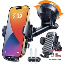 2026 Ultimate Best  True Military-Grade  Safety Cert  Car Phone Holder Black