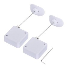 Retractable Cable Lock with Double-Sided Adhesive Remote Control Lock Arc Ter...