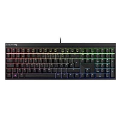 Cherry XTRFY MX 2.0S Gaming-Tastatur, Kabelgebunden, schwarz RGB-Beleuchtung, Go