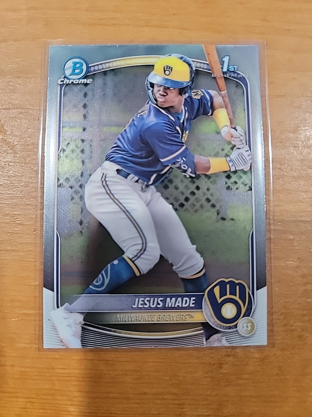 2025 Bowman - Chrome Prospects Jesus Made #BCP-50 (RC) Brewers