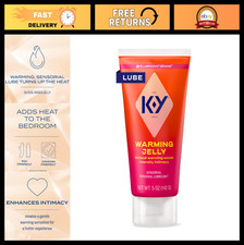 Warming Personal Lubricant Jelly, Sensual Glycol-Based Lube, 5 fl oz - Pack of 1