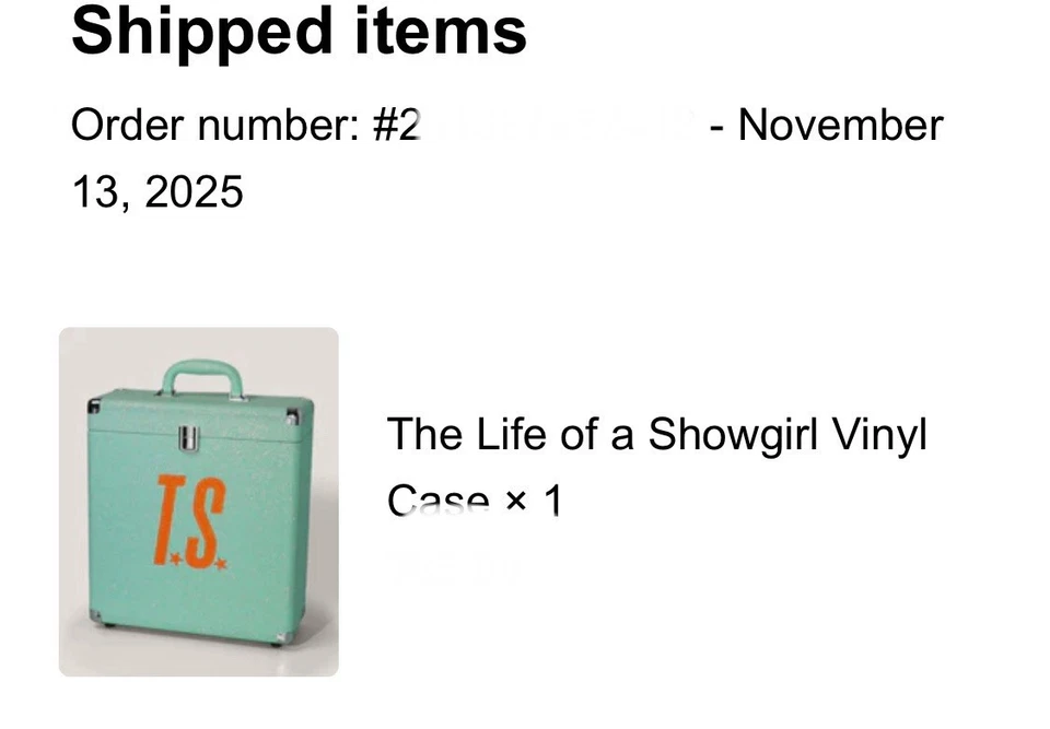 Taylor Swift - The Life Of A Showgirl Vinyl Case - Shipping Confirmed! - Image 2 of 2