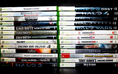 Xbox 360 & XBox: 40+ Video Game options (COD, Halo, Madden, Fallout, NFS & more)