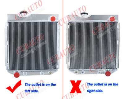 4ROW Aluminum Radiator Fits 1961-1965 FORD Econoline/Mercury Comet V8 Conversion