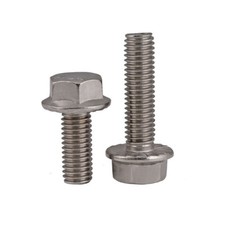 M5 M6 M8 M10 Flanged Hexagon Screws Hex Head Bolts A2 Stainless Steel Fastener