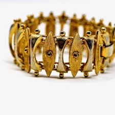 Vintage Sarah Coventry Gold tone Link Bracelet 1960s