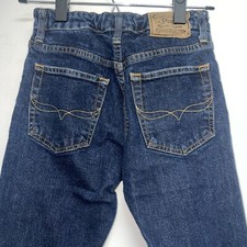 POLO Ralph Lauren Blue Jeans Boy Medium 10 12 Hampton Straight Adjustable Waist