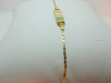 14KT Rose  Yellow  White Gold Baby Bracelet With ID Free Engraving