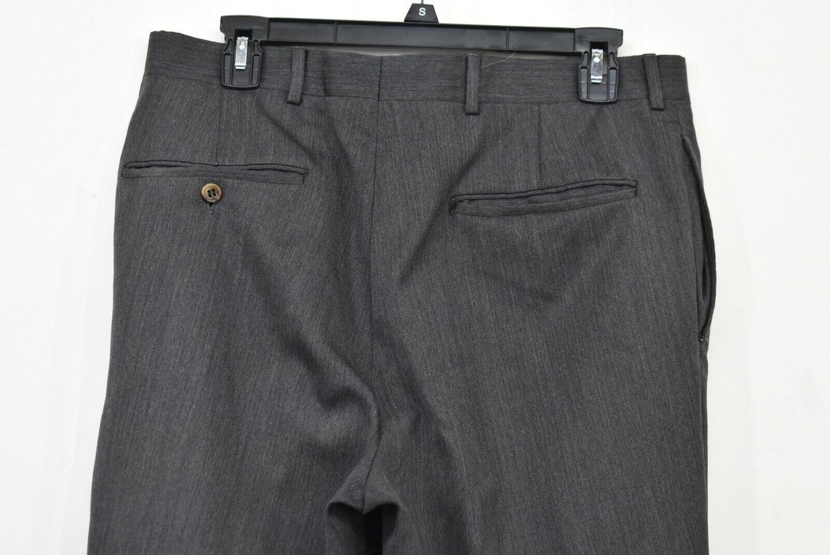 Corbin For Nordstrom Men Pleat Front Straight Leg Folded Cuff