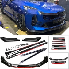 For Kia Stinger Front Bumper Lip Spoiler Splitter Side Skirt Body
