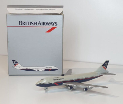 Schabak - Boeing 747 - British Airways - Diecast Modellflugzeug 1:600