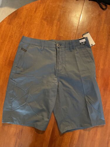 Rip Curl Mens Blue Walking Twill Casual Bermuda Shorts - Size 32 21” Length - Picture 3 of 10