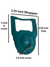 2 Inch Flapper Green Rubber Hinge Style Flapper Fits Kohler 2-inch Flush Valve