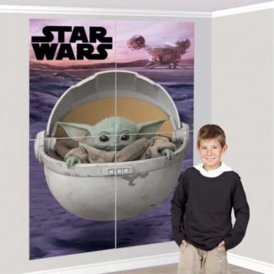 Amscan Kit Decorazioni Da Parete Star Wars Episodio VII Multicolore