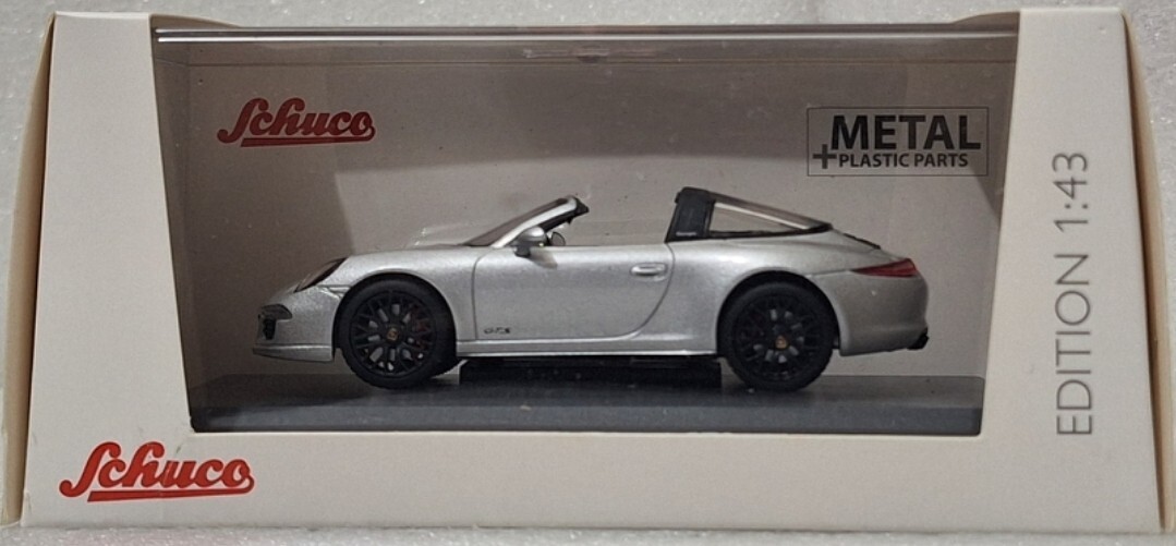 Porsche 911 (991.II) Targa 4 GTS 2017 Silver 1:43 Schuco 450759800