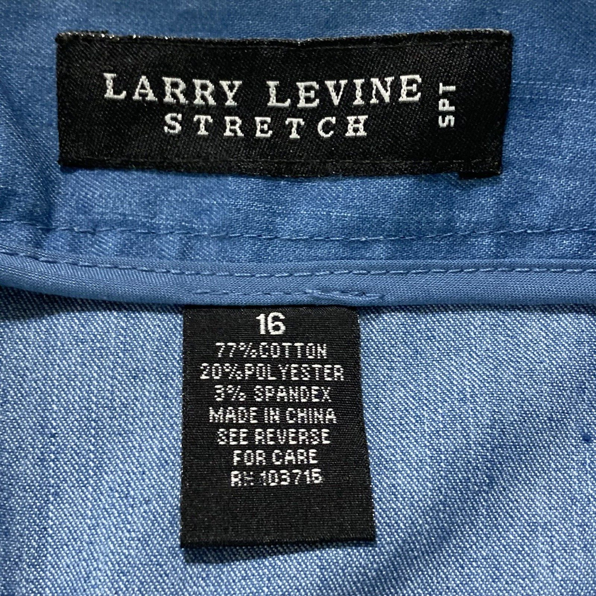 その他 1 Larry Levine Women's Size 16 Skirt Stretch Blue Denim Layered
