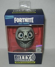 Bitty Boomers Fortnite Skull Trooper Bluetooth Speaker with Accessories inside