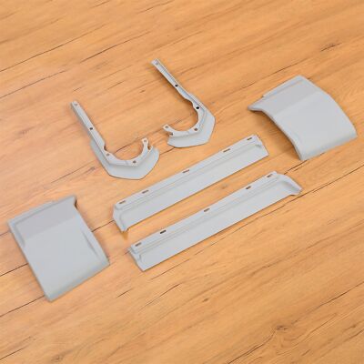 Premium Gray ABS Front Bumper Filler Set For Cadillac Eldorado 1973-74 (6 pcs)