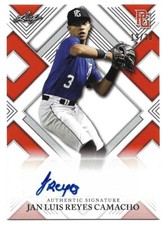 2023 Leaf Perfect Game JAN LUIS REYES CAMACHO Autograph 19/30 ALABAMA ST.