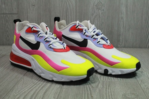 Nike Womens Air Max 270 React Multi-Color Running Shoes Size 8.5 CZ9351-100 - Picture 3 of 6