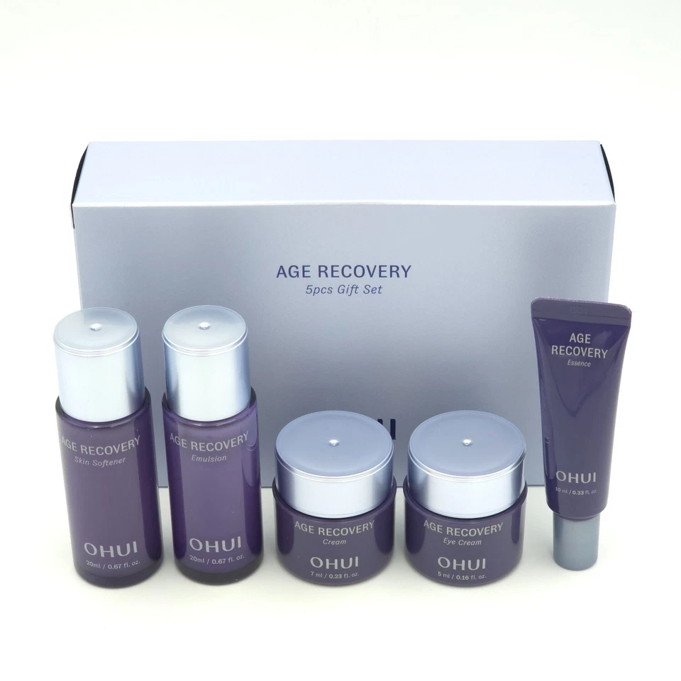 O HUI Age Recovery 5pcs Gift Set Anti Wrinkle Cream Emulsion Toner K-Beauty - Image 4 of 4
