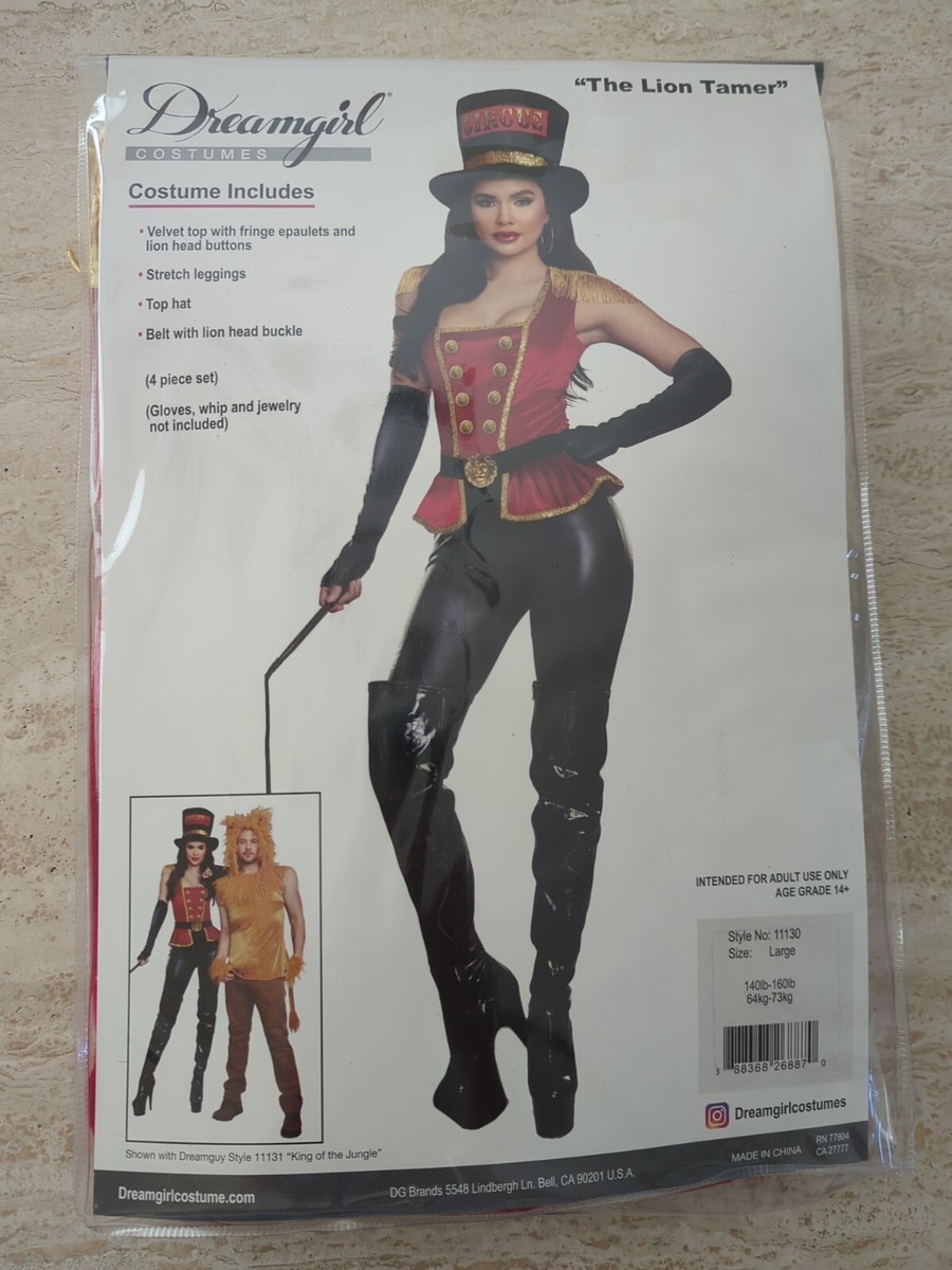 Brand New Big Top Showman Ring Master Lion Tamer Adult Costume