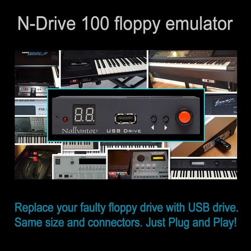 !USB Floppy Drive Emulator Ndrive 100 RB SYFD20 for Technics SXPR