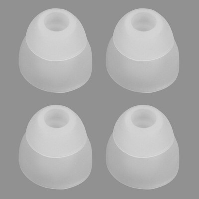 Double Flange Earbuds Ear Tips for Wireless Headphones Soft Silicone Earpads 4.5