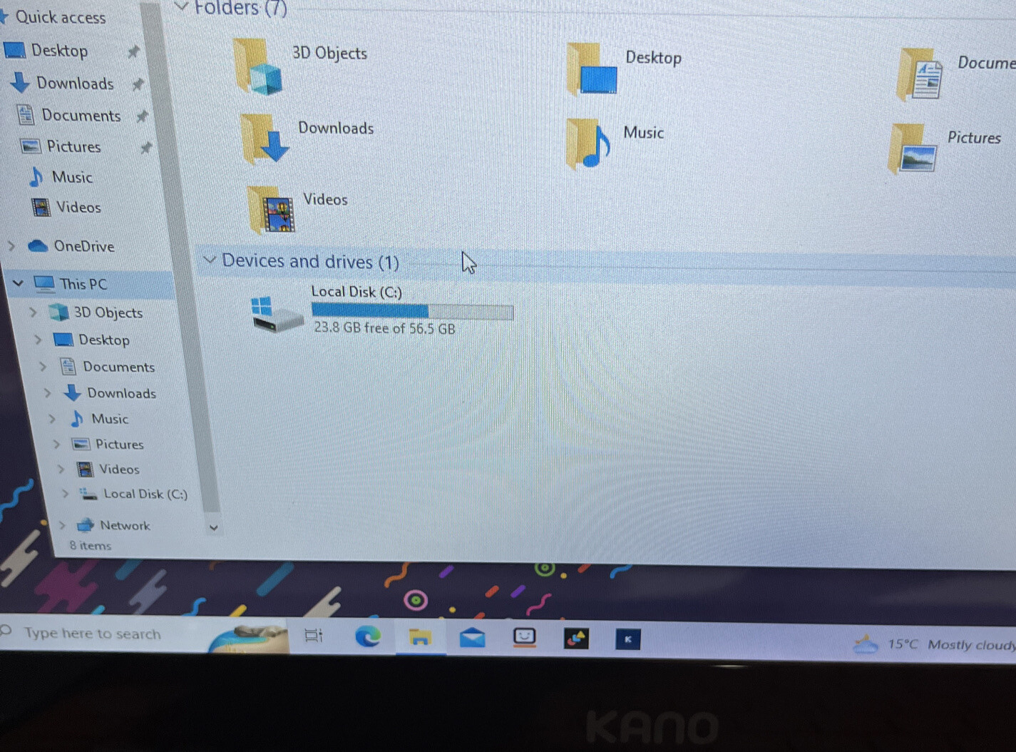 Kano PC 11.6" (64GB eMMC, Intel Celeron N4000, 1.1GHz, 4GB RAM. Working See Desc - Picture 5 of 8