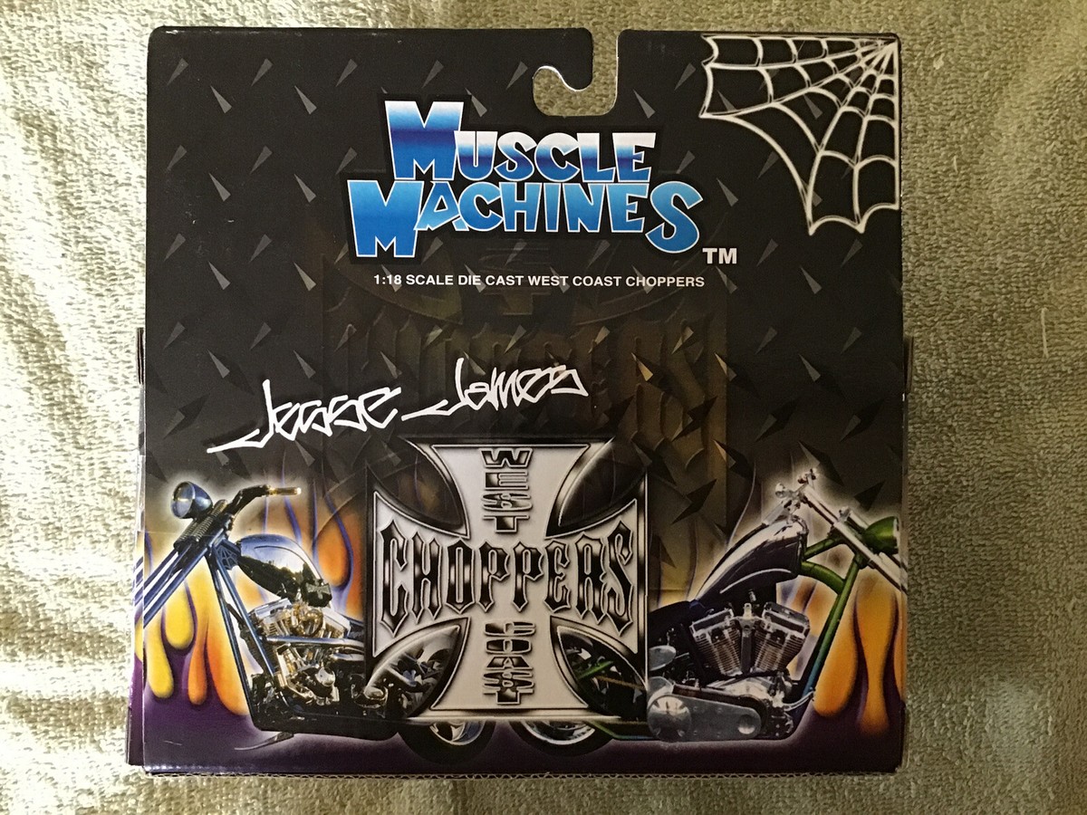West Coast Choppers CHERY CFL Blue Jesse James 1/18 Diecast