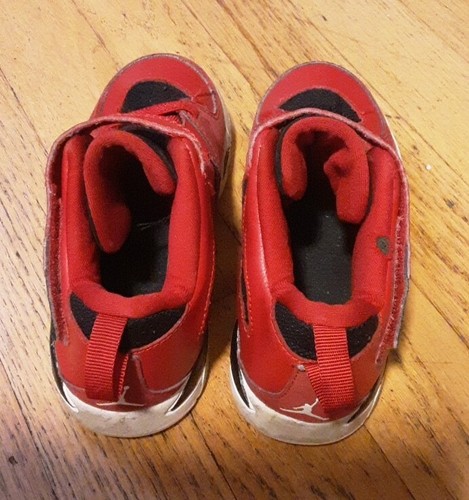 Jordan Flight Club '91 BT Gym Red Style 555330-600 Toddler Size 10C  - Picture 5 of 8