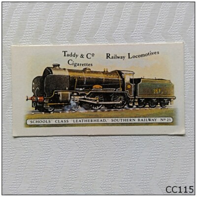 Taddy & Co Railway Locomotives #23 Leatherhead Cigarette Card (B) (CC115)