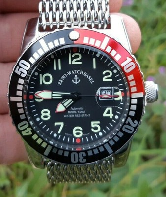 zeno watch basel airplane diver