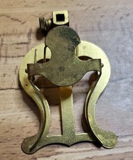 Vintage Brass Clip Sheet Music Holder for Marching Band Instruments