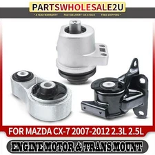 3x Motor & Trans & Torque Strut Mount for Mazda CX-7 2007-2012 2.3L 2.5L Auto.