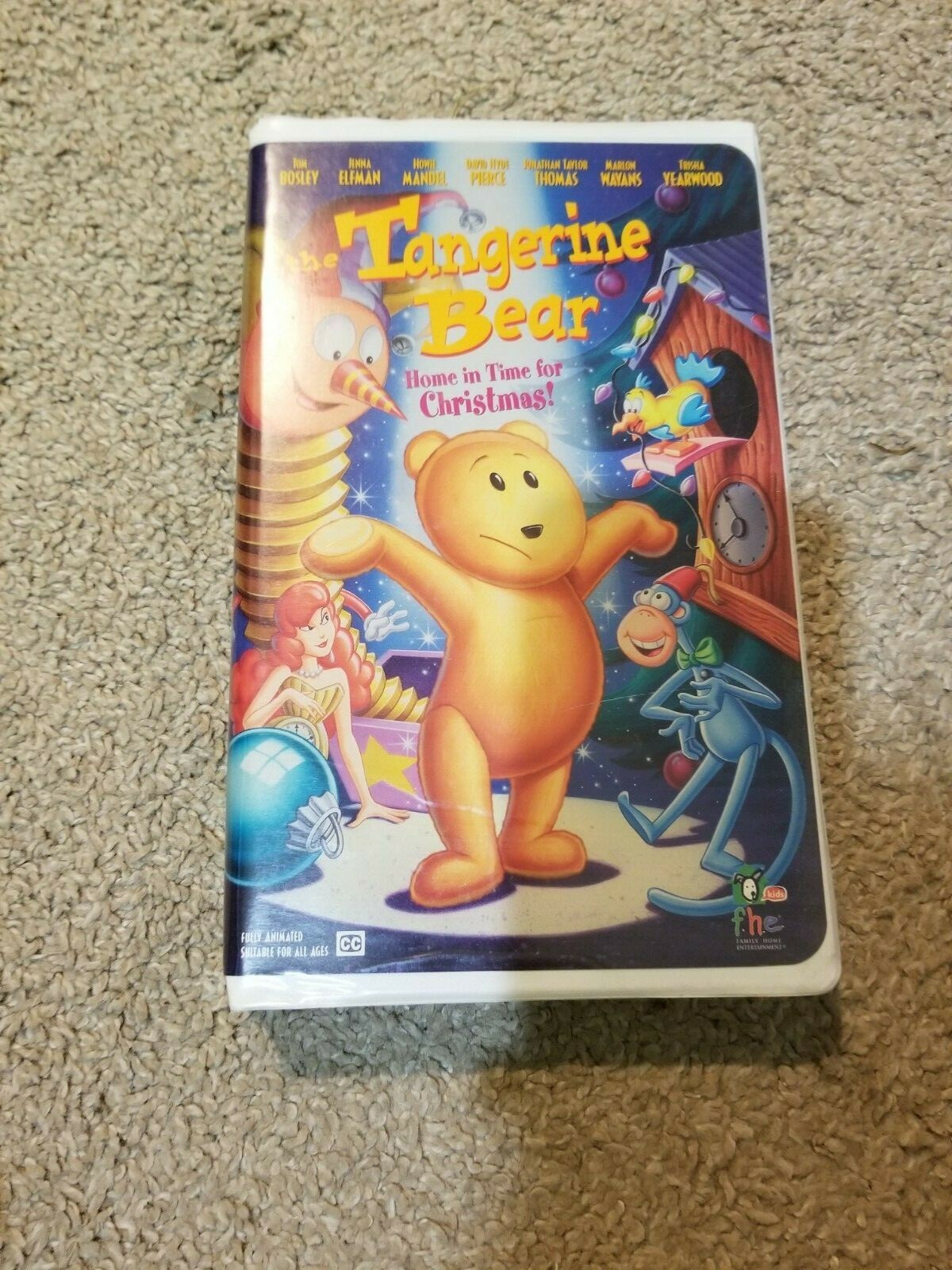 Tangerine Bear Home In Time for Christmas VHS eBay