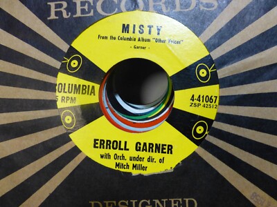 ERROLL GARNER MISTY & MOMENT'S DELIGHT ORIGNAL FIRST PRESSING NM  VINYL 45