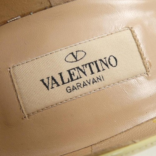 Valentino Garavani Pumps Heel Leather Yellow EU36/US6 40533c - Picture 12 of 24