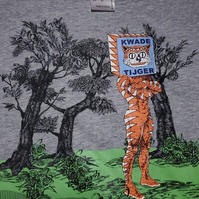 Ikea Walter Van Beirendonck Kwade Tijer Tshirt Medium | eBay
