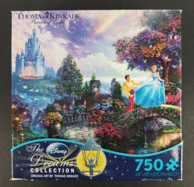 750 Piece Disney Cinderella Puzzle By Thomas Kinkade And Ceaco