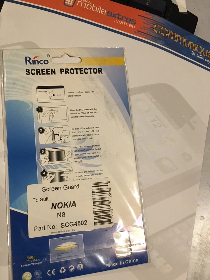Screen Guard Protector in Clear for Nokia N8 SCG4502 Brand New in Sealed pack - Image 2 of 2