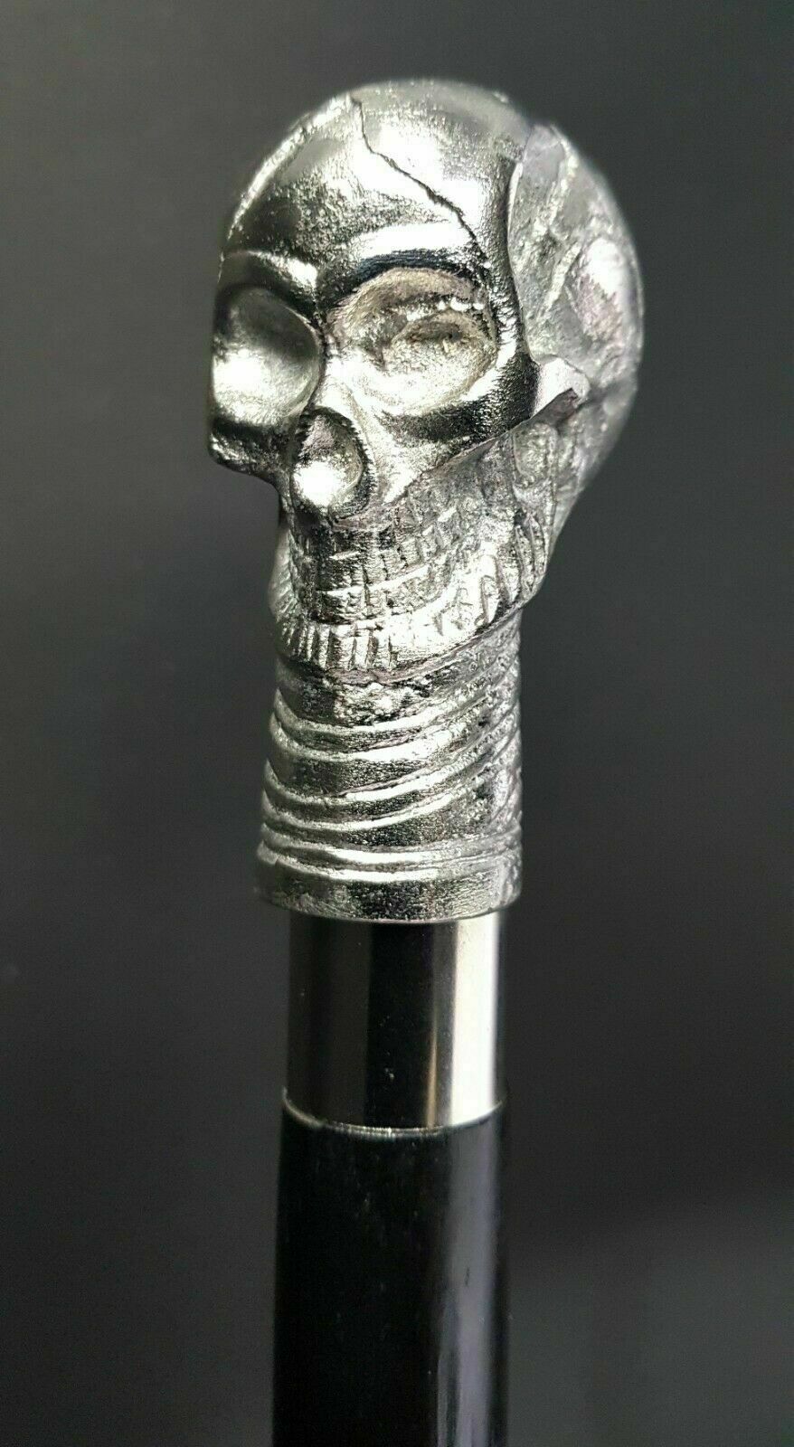 DANGER SKULL HEAD HANDLE SOLID Nautical Wooden Wa… - image 1