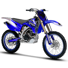 Yamaha YZF 250 450 Custom Violet Graphics Kit Decal Sticker Design MX Racing