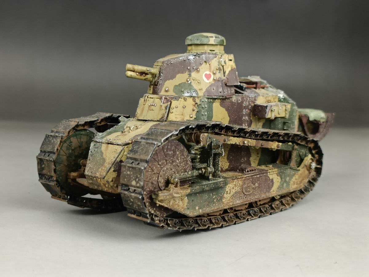 その他 Zvezda Char Mitrailleur FT 17 1:35 1/35 Built WWI French FT-17 Light Tank Model | eBay