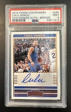 2019-20 Contenders Basketball Luka Doncic Bronze Parallel Auto /25 PSA 9 #LDC