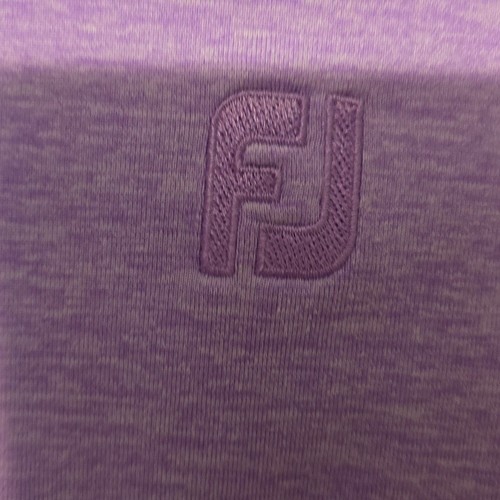 Footjoy Full Zip Damen Medium Golfjacke weiß lila - Bild 4 von 5