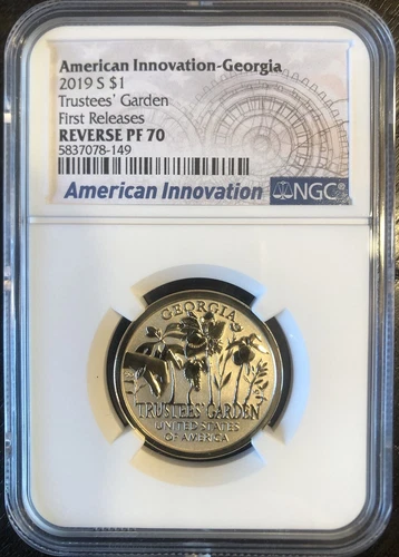 2019 S AMERICAN INNOVATION GEORGIA NGC PF70 REV💥FLAWLESS💥FIRST RELEASES