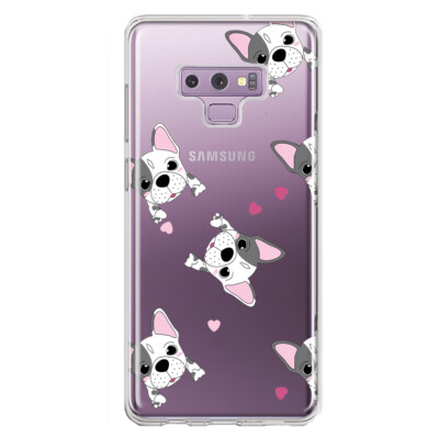 Mundaze Case for Samsung Galaxy Note 9 Cover Frenchie Bulldog Puppies