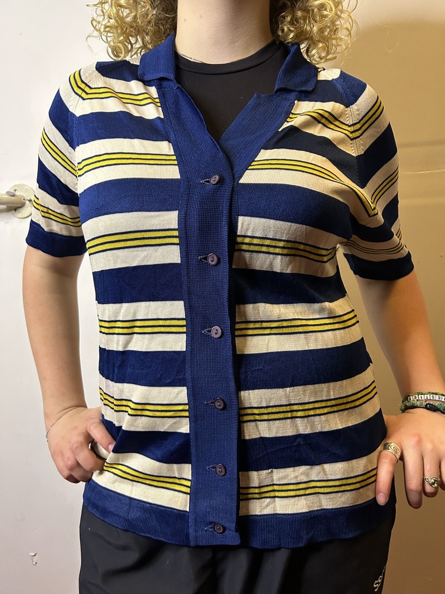 Vintage Australian 70s David Keys Connie Style Cardigan Blue